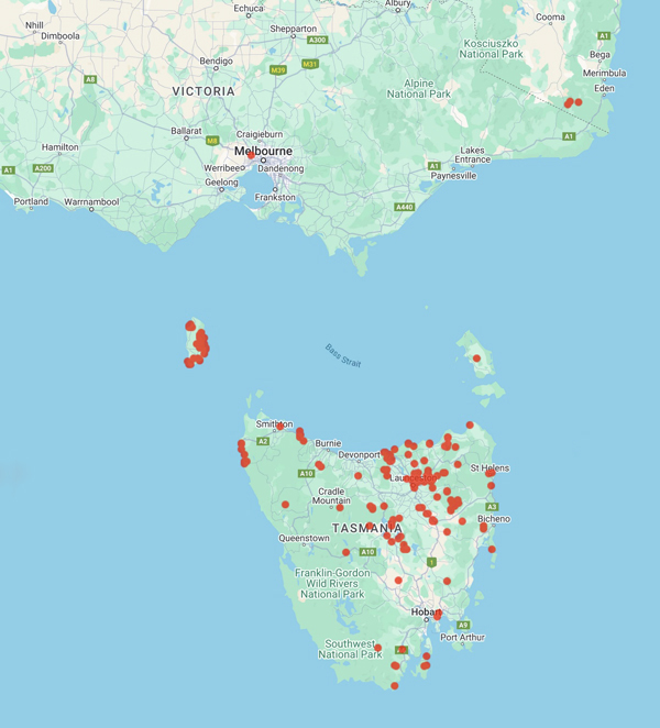collecting locality map for 'XXXX'