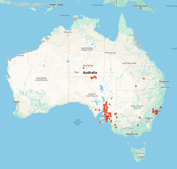 collecting locality map for 'XXXX'