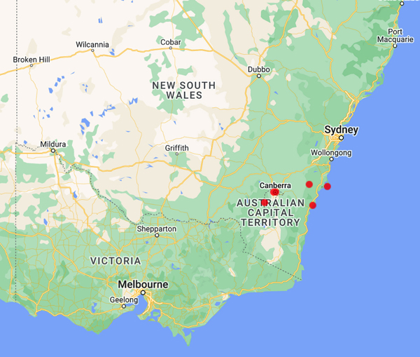 collecting locality map for 'Lockwood, L.'