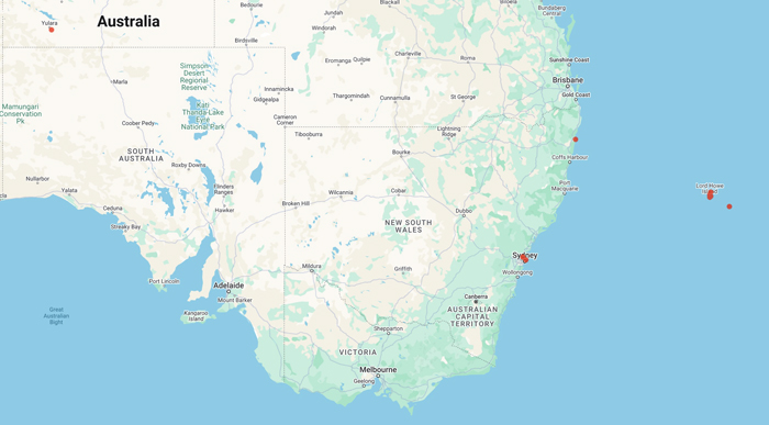 collecting locality map for 'McCormish, I.'