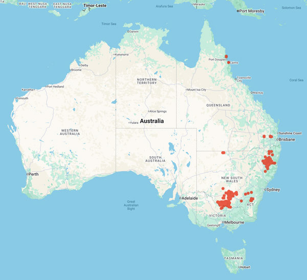 collecting locality map for 'McIntyre, S.'