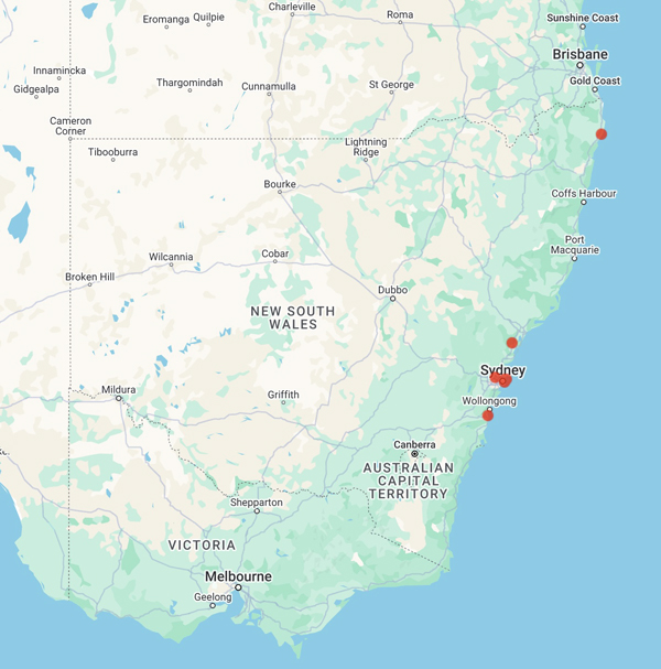collecting locality map for 'XVernon, W.XX'