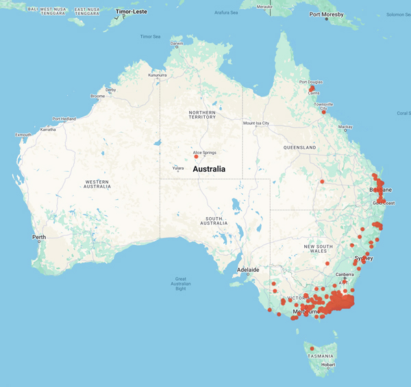 collecting locality map for 'Wakefield, N.A.'