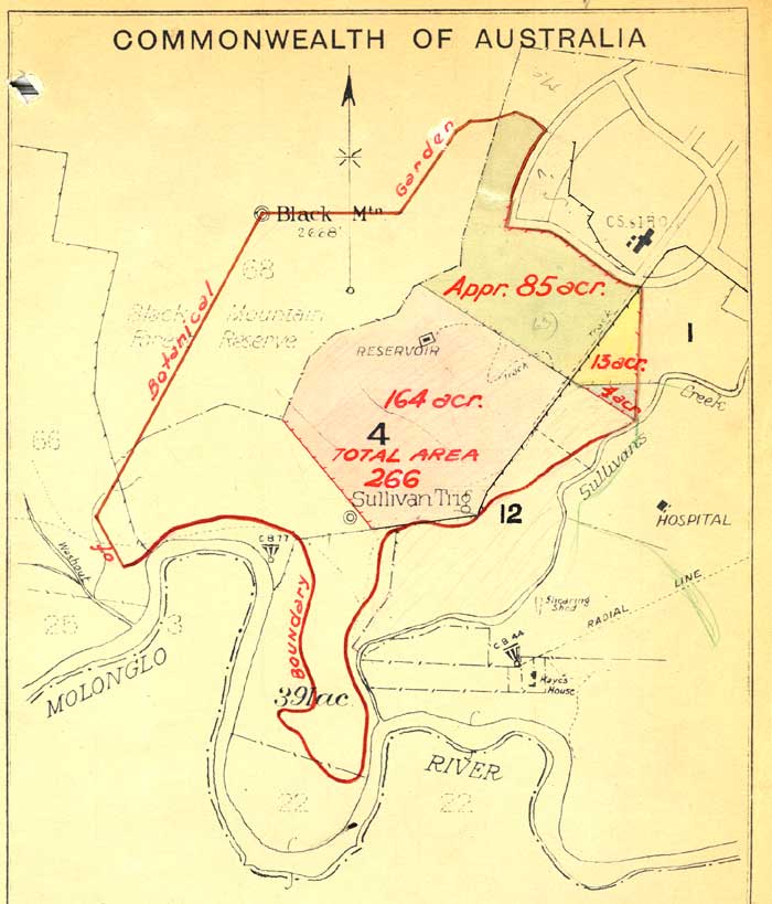 ANBG map 1950