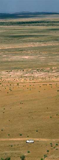 Photo arid field collecting